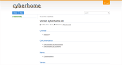 Desktop Screenshot of cyberhome.ch