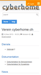 Mobile Screenshot of cyberhome.ch